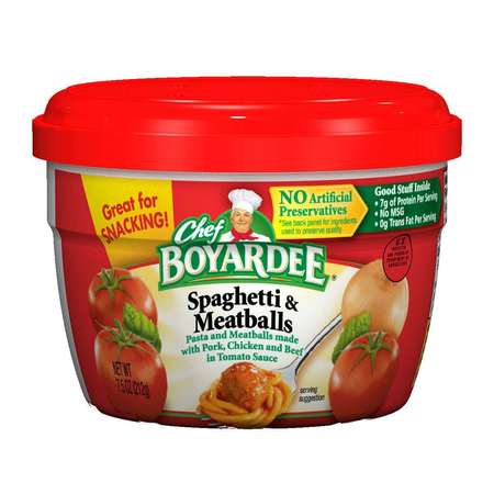 CHEF BOYARDEE Chef Boyardee Spaghetti & Meatballs In Tomato Sauce 7.5 oz., PK12 6414404717